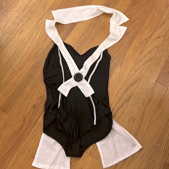 Roma Pants & Jumpsuits Roma Costume Playboy Bunny Romper Bodysuit
